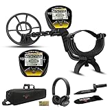 DR.ÖTEK Metal Detector per Adulti Professionali, Leggero Rilevatore, Modalità Pinpoint e di...