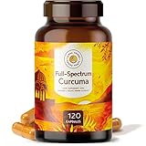 Curcuma capsule con Piperina naturale - 120 capsule - curcuma e piperina plus ad alto dosaggio con...