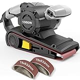 Levigatrici a nastro Jellas, Levigatrice elettrica 1000 W, 6 comandi a velocità variabile con...