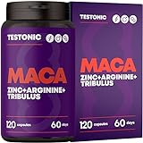 Maca Peruviana Zinco Vitamina C Vitamina B Arginina Tribulus Terrestris - Integratore energizzante...