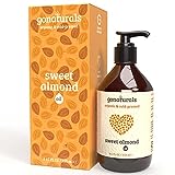 GoNaturals Olio di Mandorle Dolci Puro Spremuto a Freddo, 250ml - Olio di Mandorle Gravidanza per...