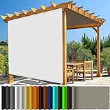Tenda per Terrazzo Rettangolare Impermeabile 2 x 9 m, Telo Parasole Rettangolare Resistente, Tende...
