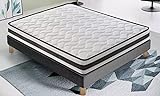 Materassiedoghe - Materasso Piazza e Mezza Memory 140x190-13 Zone di Comfort - Ortopedico -...