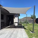 Dripex - Tenda da Sole per Esterno, Vela Parasole Rettangolare 5 x 7 m, Protezione Raggi UV e...