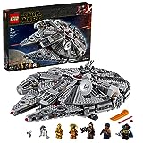 LEGO 75257 Star Wars Millennium Falcon, Modellino da Costruire con Finn, Chewbacca, Lando, Boolio,...