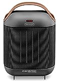 DeLonghi Riscaldatore in ceramica HFX30C18.AG | Riscaldatore mobile per una fornitura di calore...