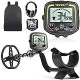 hazlewolke Metal Detector Professionali, con Bobina Impermeabile da 28CM & Cuffie, Rilevamento della...