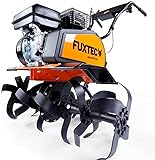 Motozappa a scoppio con ruote, motore 212cc 4,1kW 4 tempi larghezza di lavoro fino a 85cm FUXTEC...