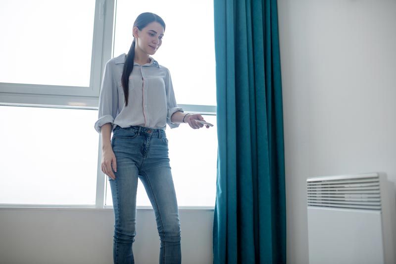 Stufa a metano ventilata 